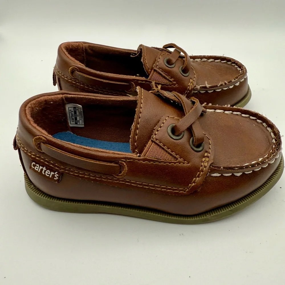 Carter's Brown Boat Shoes